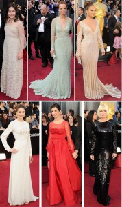 oscars dresses with long sleeves