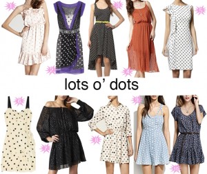 polka dot dresses