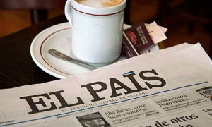 newspaper coffee