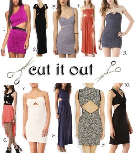 cut out dresses