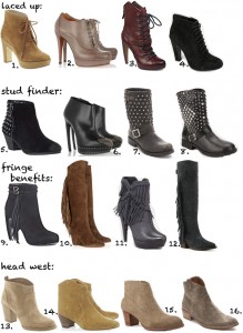 boot trends fall 2012