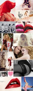 valentines editorial mood board