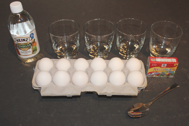 easter egg dye supplies