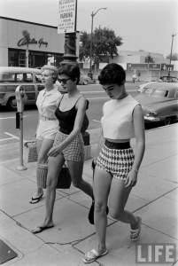 women wearing shorts