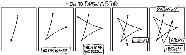 how to draw a star