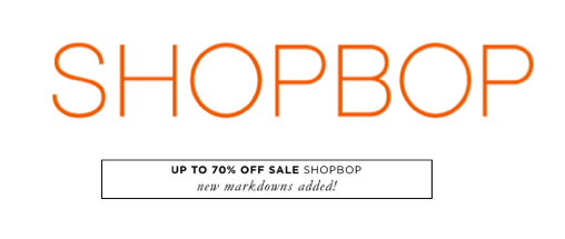 shopbop coupon code