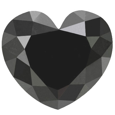 black diamond heart